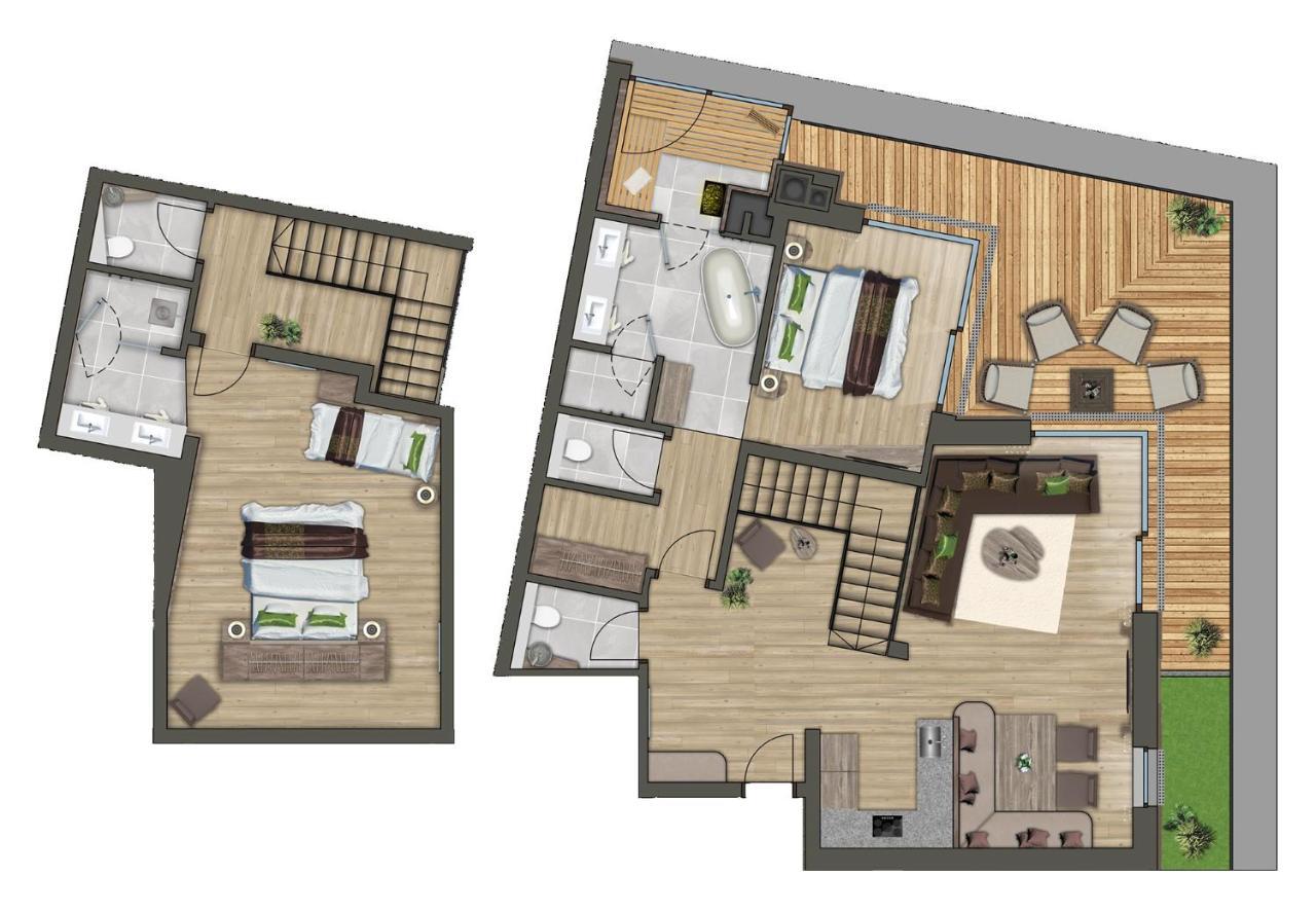Apartmenthaus Wiesenhof Aschau Im Zillertal Luaran gambar