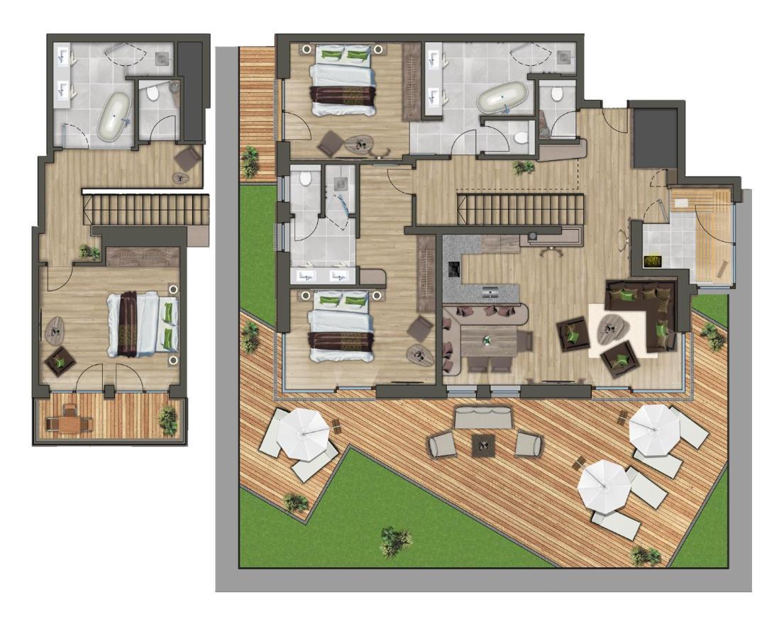 Apartmenthaus Wiesenhof Aschau Im Zillertal Luaran gambar